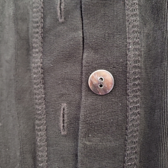 Chico's travelers Black Button-Up Cardigan with pockets chicos size 3 us size xl - Picture 9 of 10